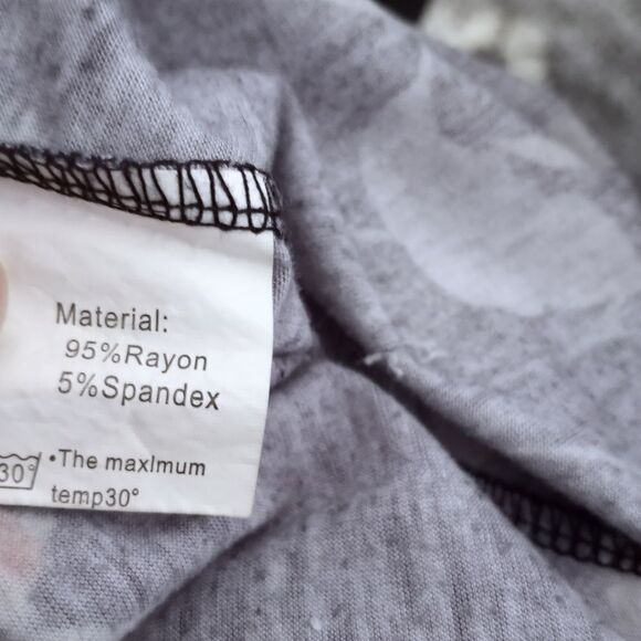 BLACK & PINK FLORAL MAXI DRESS SZ.L GUC - Picture 8 of 9